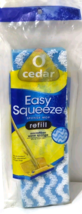O Cedar Easy Squeeze Sponge mop Refill Microfiber Wave heads NOS - $28.99