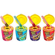 Juicy Drop Gummy Dip &#39;N Stix Sweet Gummy Sticks w Sour Dipping Gel 8 Pac... - $32.17