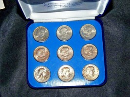 Susan B. Anthony Set of 9 One Dollar Coins AA19-CND6036 - £172.56 GBP