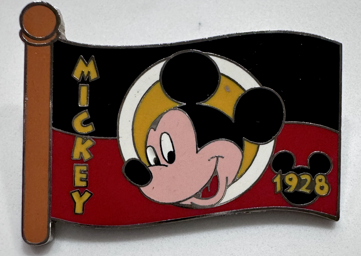Disney Mickey Mouse 1928 Character Flag Mystery 2009 Pin 69834 - $12.86