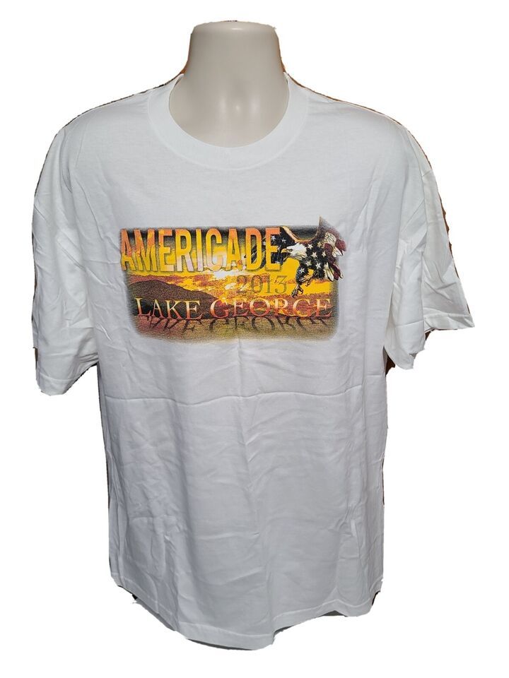 2013 Americade Lake George Adult White 2XL TShirt - $14.85