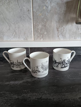Vintage 3 Belvedere Potter Studio Wein Knights Tea Cups Espresso Coffee ... - $5.00