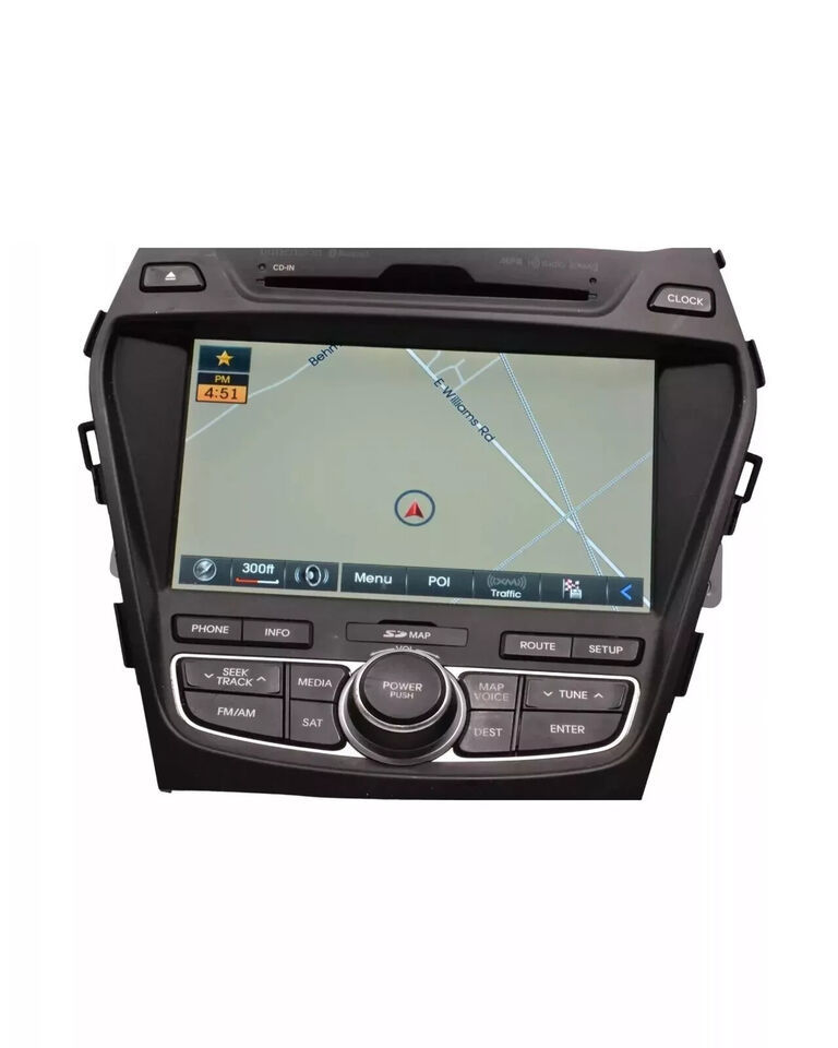 2013-2016 Hyundai Santa Fe Sport Navigation Touchscreen Radio SD CD 965604Z1004X - $678.99