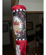 Mary Engelbreit CHERRIES Windsock Flag Banner by Windsport New USA Red B... - $69.29