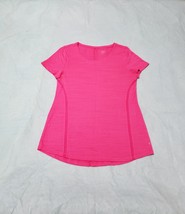 Athletic DriMore Hot Pink Neon Short Sleeve Sporty Shirt Size M 8-10 Danskin Now - £11.79 GBP