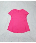 Athletic DriMore Hot Pink Neon Short Sleeve Sporty Shirt Size M 8-10 Dan... - £11.79 GBP