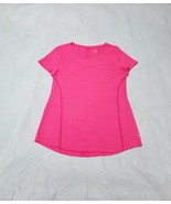 Athletic DriMore Hot Pink Neon Short Sleeve Sporty Shirt Size M 8-10 Dan... - $285.10 MXN
