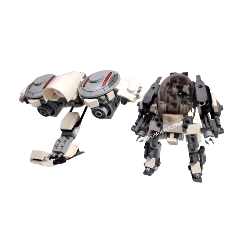 MOC Series Fantasy Robot Assemble Toy Drone Exoskeleton Building Block Bri - £106.95 GBP