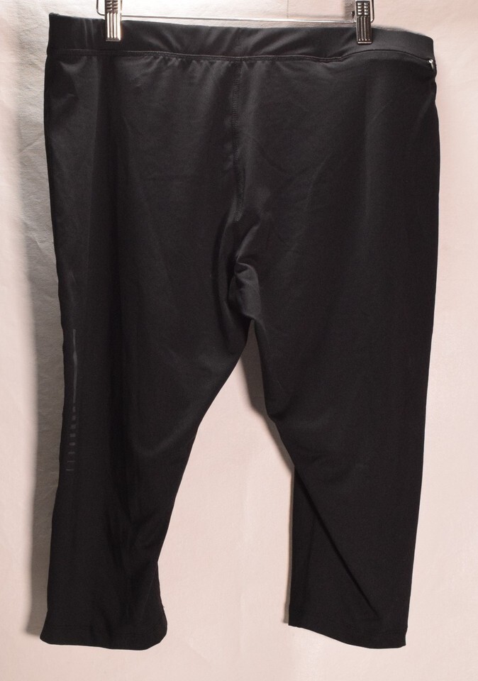 Asics Mens 3/4 Running Knee Tight Pants Black 2XL Item image 2