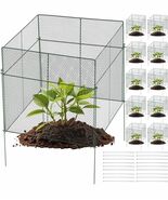 10 Pack of Chicken Wire Cloche Plant Protector Square Cage 11.8&#39; x 11.8&quot;... - $97.73