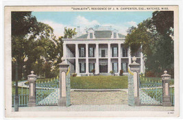 Dunleith J N Carpenter Residence Natchez Mississippi postcard - £4.73 GBP