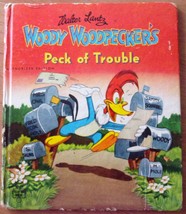 Vintage Tell Tale Books Walter Lantz Woody Woodpecker’s Peck Of Trouble 1951 - £3.13 GBP