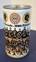 Iron City Team of the Decade 1980 Pittsburgh Steelers Tribute Beer Can (Empty) - £6.86 GBP