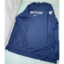 Nike Dri Fit Butler University Men Training Shirt Mesh Blue Long Sleeve XL - $24.73