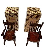 Concord Dollhouse Miniature Furniture Dining Room Chairs Lot 2 Model 5308 - $29.65