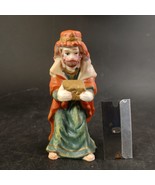 Replacement Nativity Piece : Wise Man #3, Vintage Hand Painted Ceramic - $9.00