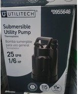 Utilitech 1/6 HP 115-Volt Thermoplastic Submersible Utility Pump Brand New! - $94.05