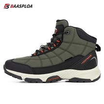 Winter Men Outdoor Shoes Hiking Shoe Waterproof Non-Slip Camping Safety Sneakers - £60.55 GBP