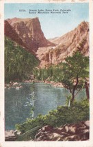 Dream Lake Estes Park Rocky Mountain National Park Linen Postcard Unposted - £7.90 GBP