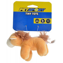 Petsport Tiny Tots Barn Buddies Dog Toy: Durable Plush Playmates with Squeaker - $4.90+