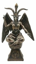 Eliphaz Levi Sabbatic Goat Baphomet Statue 9.25&quot;Tall Solve Coagula Satan... - $58.99