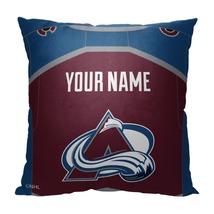 Colorado Avalanche Official NHL Jersey Personalized Throw Pillow  - £28.53 GBP