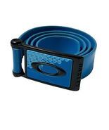 OAKLEY ELIPSE VINTAGE LEATHER BELT NICKEL BUCKLE HARDWARE READ - $1,302.32 MXN