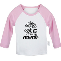 I Got it From My Mama or Papa Funny T-shirt Newborn Baby Graphic Tees Infant Top - £8.30 GBP+