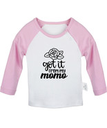 I Got it From My Mama or Papa Funny T-shirt Newborn Baby Graphic Tees In... - £8.15 GBP+