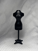 Vtg Cast Iron Mini Dollhouse Dress Form Mannequin Paperweight Figurine Decor - £23.94 GBP