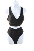 Unbranded Missy Women Black High Waist Bikini Size XL - $8.41