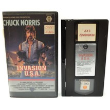 Chuck Norris Invasion USA VHS Cassette 1986 MGM Home Video - £15.54 GBP