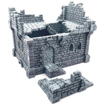 Ulvheim Ruined Building 4 Painted Miniatures Stone House - £74.41 GBP