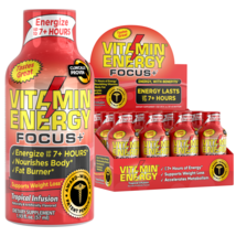 Vitamin Energy® Focus+ Tropical Infusion &#39;Clinically Proven&#39; Energy Shots (12pk) - £23.47 GBP