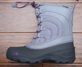 The North Face Girl&#39;s Alpenglow IV Lace Insulated Waterproof Winter Boots 7 - £35.60 GBP