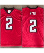 Matt Ryan Atlanta Falcons #2 Jersey Youth Boys Size XXL/18 Red - FREE SHIP! - £9.04 GBP