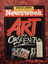 Newsweek July 2 1990 Nea Art Or Obscenity? Nelson Mandela Iran Earthquake - £6.80 GBP