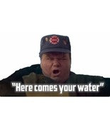 Firefighter Decal Sticker &quot;Here comes your water&quot; Window/Hardhat Decal - €3,60 EUR+