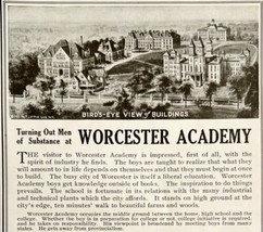 1916 Worcester Academy Massachusetts Advertisement School University DWMYC2 - £7.56 GBP