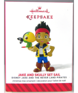 Jake &amp; Skully Set Sail 2014 Hallmark Christmas Ornament NIB Disney Pirates - £9.91 GBP