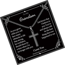 To My Man Necklaces Gift, Mens Cross Necklaces for - £75.77 GBP