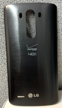 LG G3 BATTERY DOOR BLACK W/ VERIZON LOGO for LG G3 D851 - £7.70 GBP
