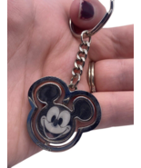 Mickey &amp; Friends Keychain Key Chain Metal Ring Fob Holographic Hologram ... - $13.09