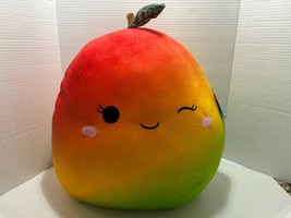 Squishmallows Official Fruit Veggie Squad 16” Ximena the Mango Soft Plush Toy - £15.99 GBP