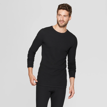 Goodfellow &amp; Co™ ~ Men&#39;s Size Medium ~ BLACK Long Sleeve Thermal Undersh... - $22.44