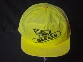 Vintage DEKALB SEED Neon Hat - Snapback Trucker Solid Back Cap - ONE SIZ... - $10.87