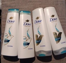 4 Dove Daily Moisture Shampoo &amp; Conditioner 12oz each for dry hair(ZZ26) - £30.35 GBP