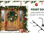 Adjustable Garland Hanger for Front Door,Adjustable Width 27-48 Inches - $21.77