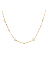 18k Yellow Gold Handmade European Chain Necklace Jewelry (#J7358) - $1,424.61