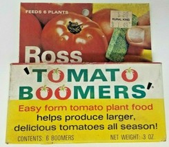 Ross Tomato Boomers Easy Form Tomato Plant Food Vintage  - £9.82 GBP